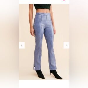 Hosbjerg Irah Vegan Leather Croc Pants